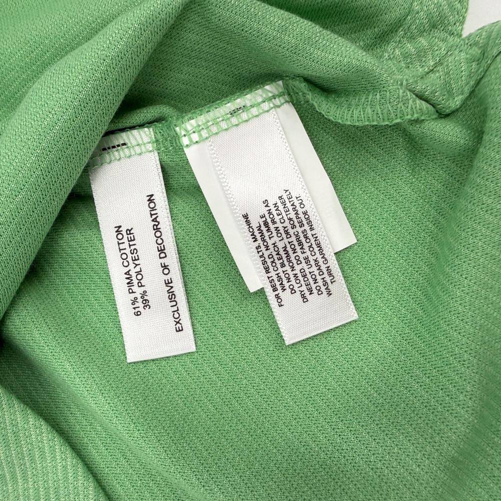 CUTTER & BUCK NEW Medium Polo Shirt Green CB DryTec Luxe Pima Cotton MCK00325 - Picture 9 of 10